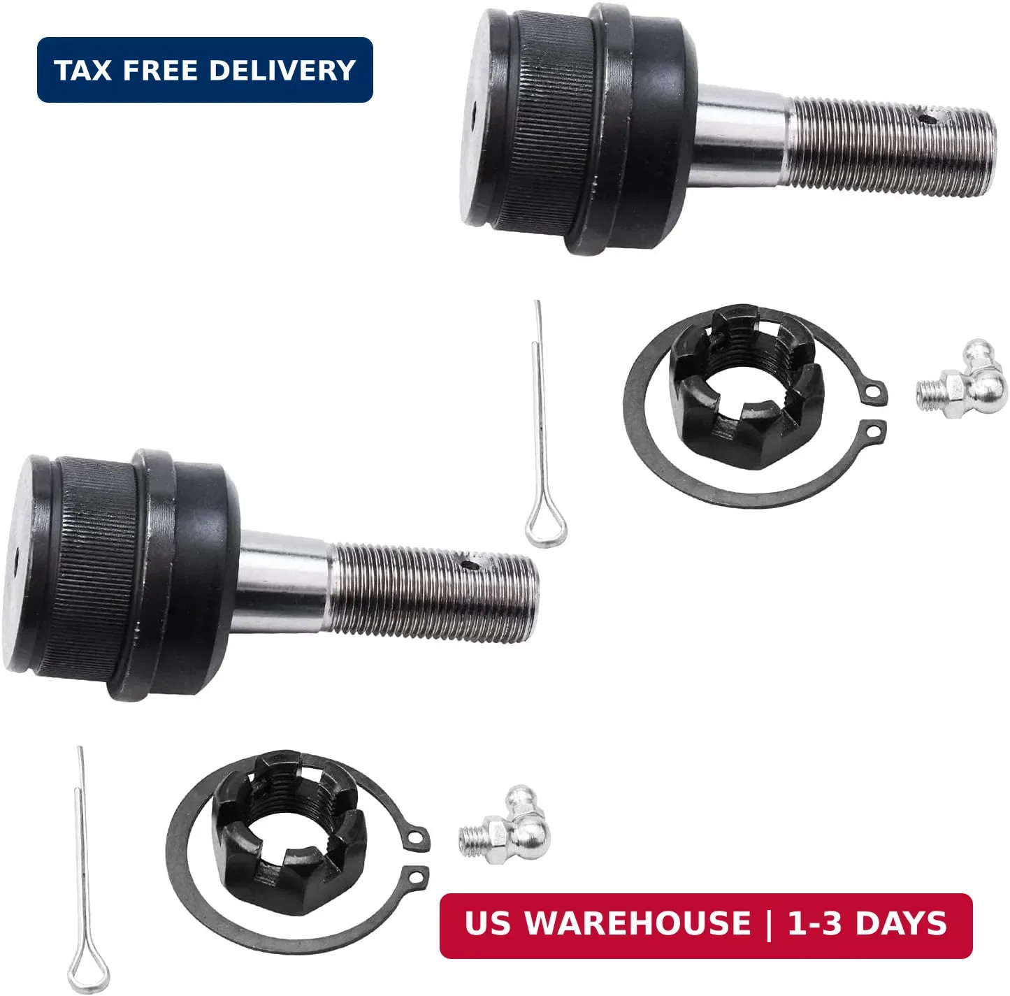 Detroit Axle – 4WD Front 4pc Ball Joints for Ford F-250 F-350 F-450 F-550 Excurs