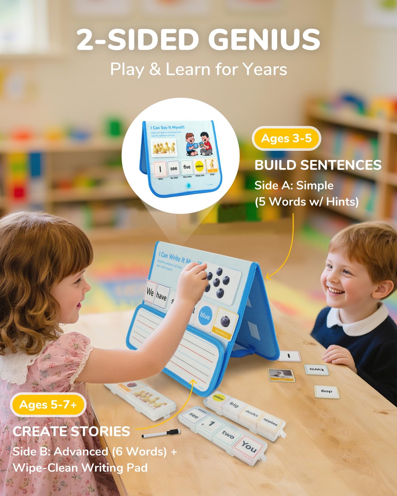 165 PCS Sentence Building for , Speech Therapy Materials with Writing Board, …