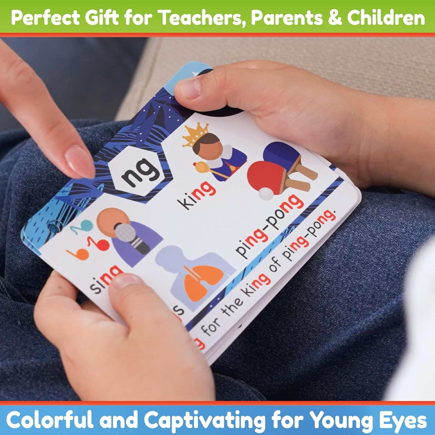 Phonics Flash Cards – Learn to Read in 20 Phonic Stages – Education for Kids Age