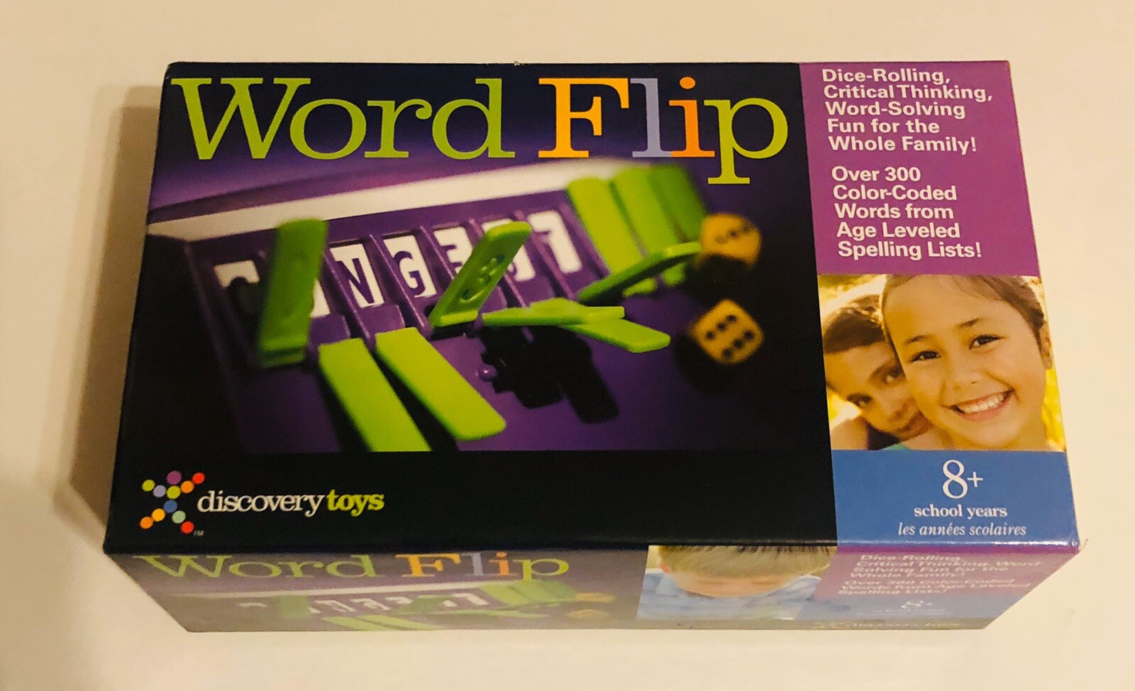 Discovery Toys Word Flip Game – Dice Rolling, Critical Thinking, Word Solving