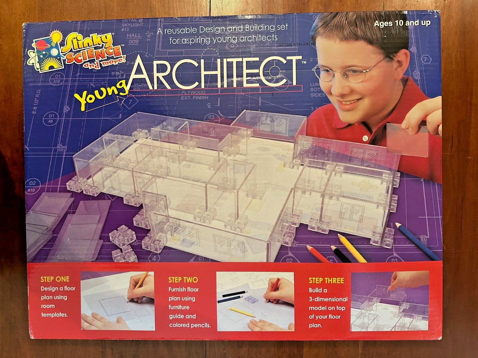 Young Architect 3-Dimensional Model House Designer Kit STEM Slinky Science 2001