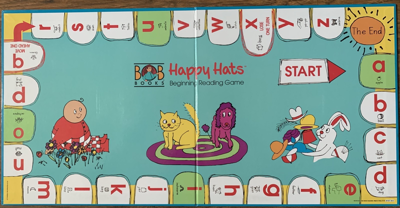 Bob Books Happy Hats Beginning Reading Game Briarpatch+Bob Books Set 1-12 Books