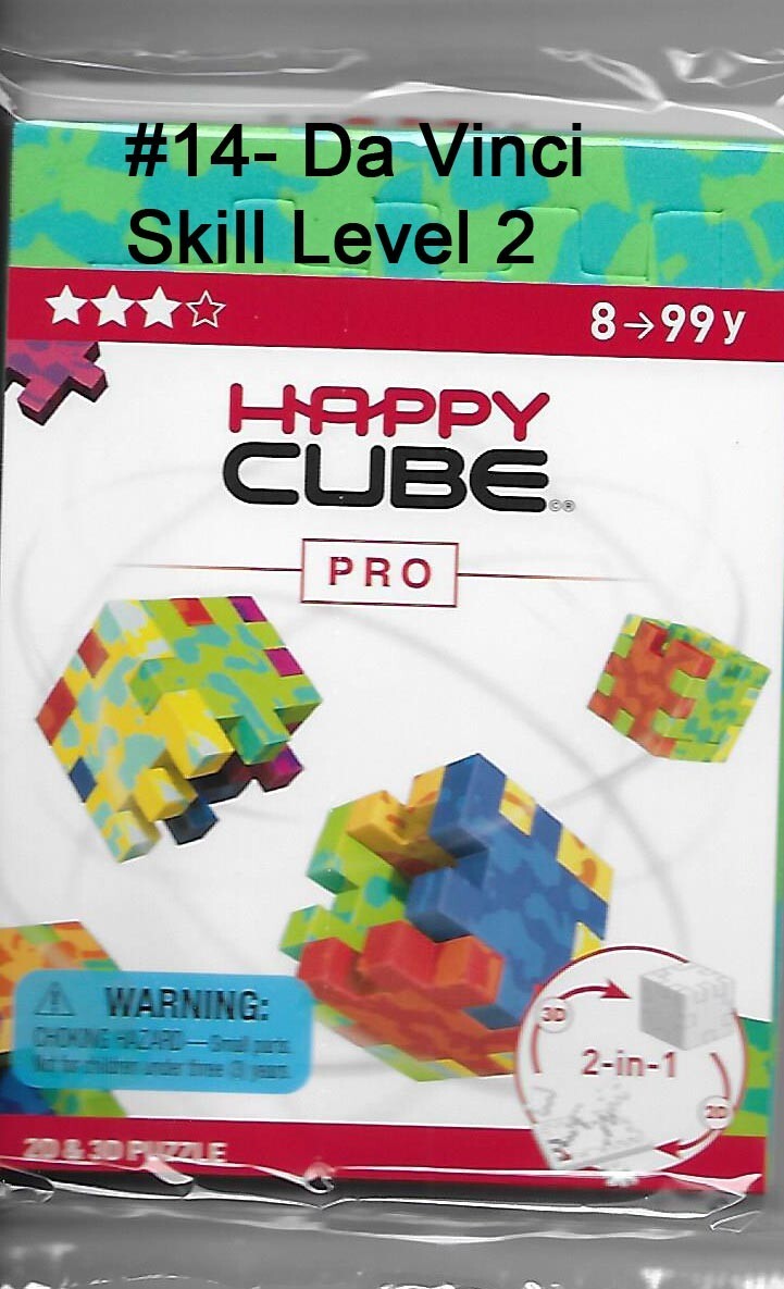 Happy Cube Puzzle Brain Teaser Cube Puzzle 3D Foam Puzzle – 6 styles available