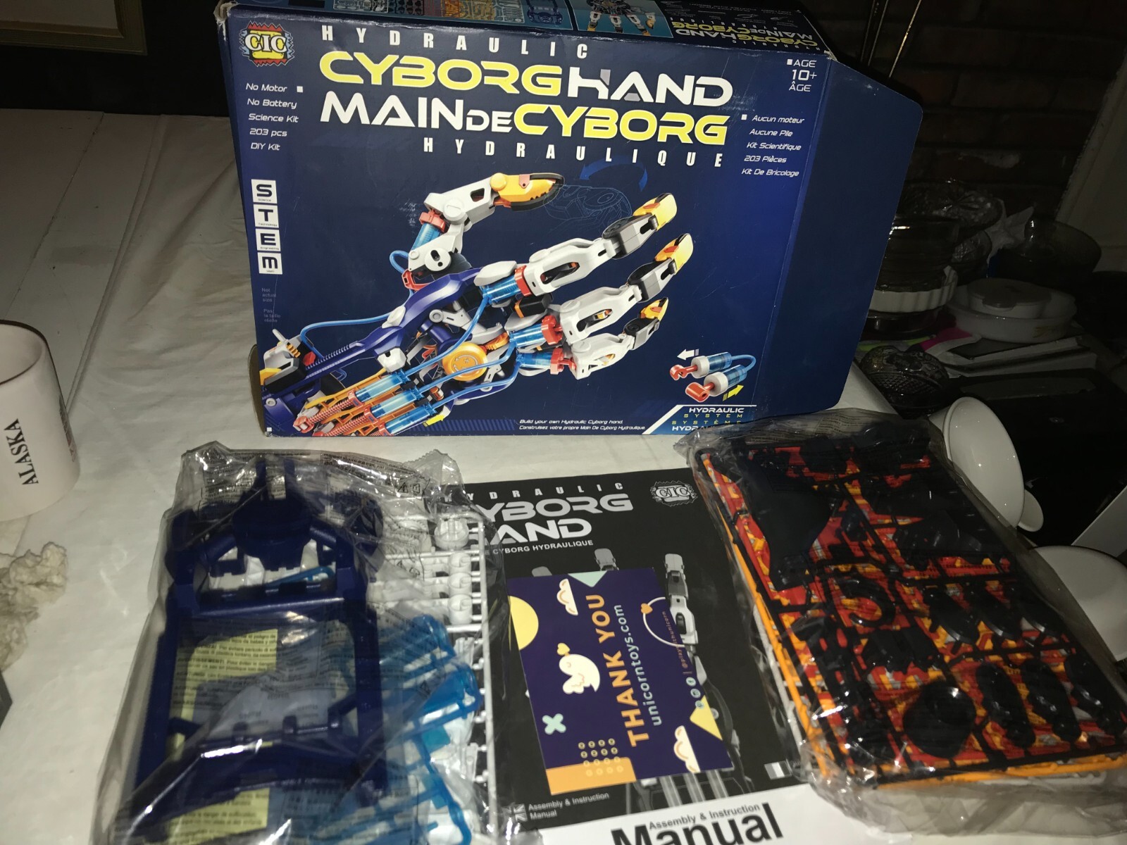 NIB 2019 CIC 21-634 Unicorn Toy HYDROLIC CYBORG HAND Build DIY Kit STEM Science