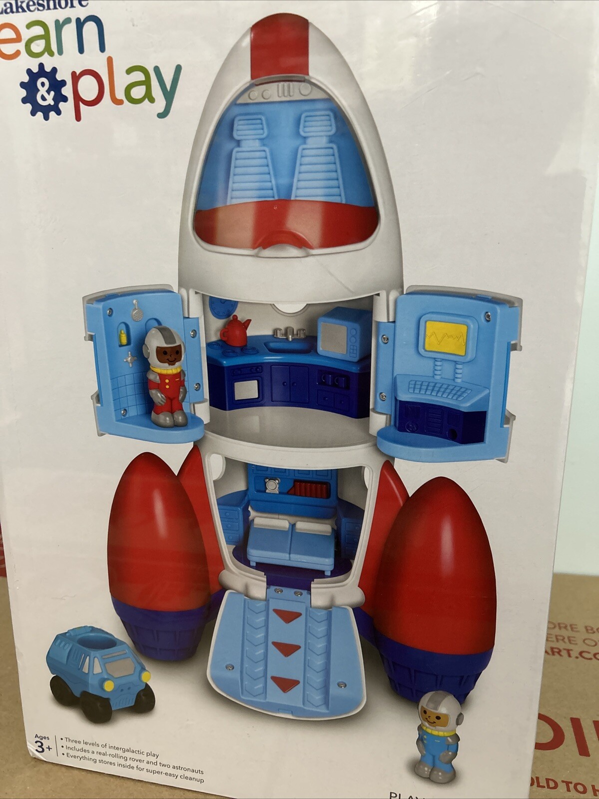 Lakeshore Learn & Play Explore Rocket Space Ship Toy Educational 3+ ~ New Sealed