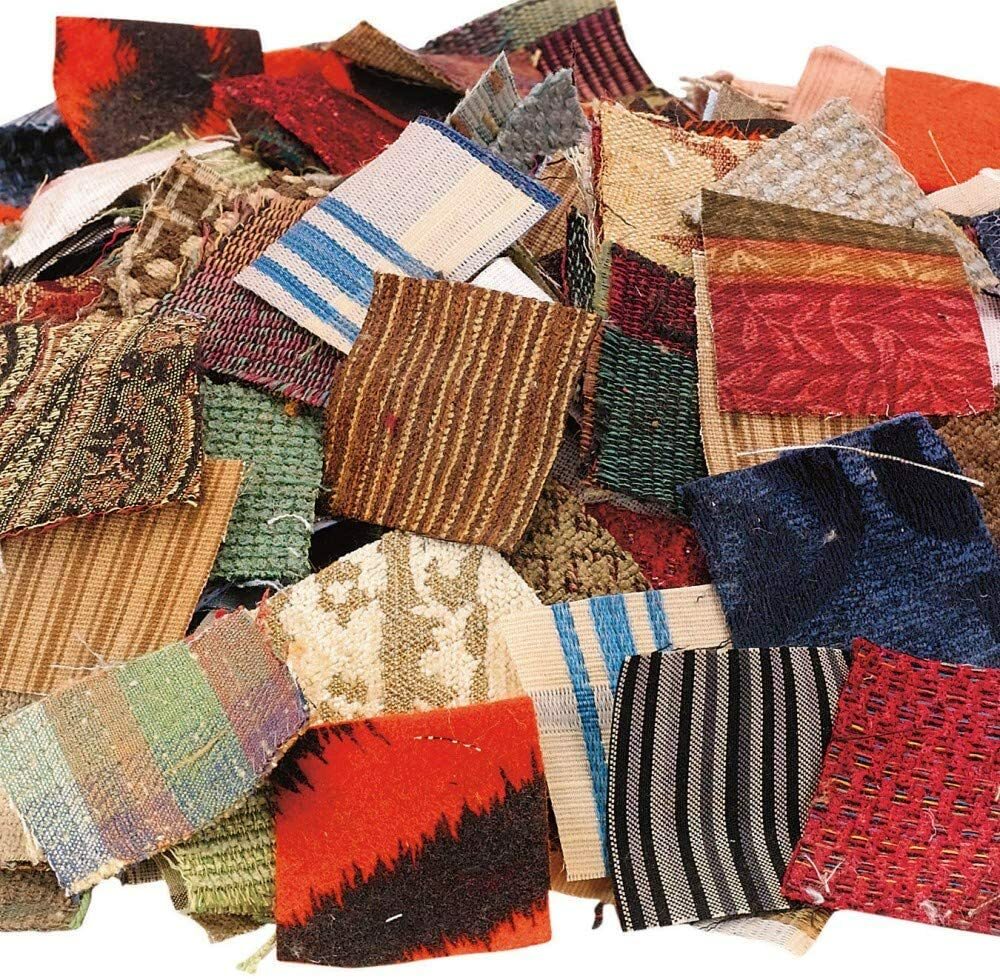 Roylco Inc. R-15651 Fabric Mosaics Squares 1-3/4″ (Pack of 400) New Free Ship