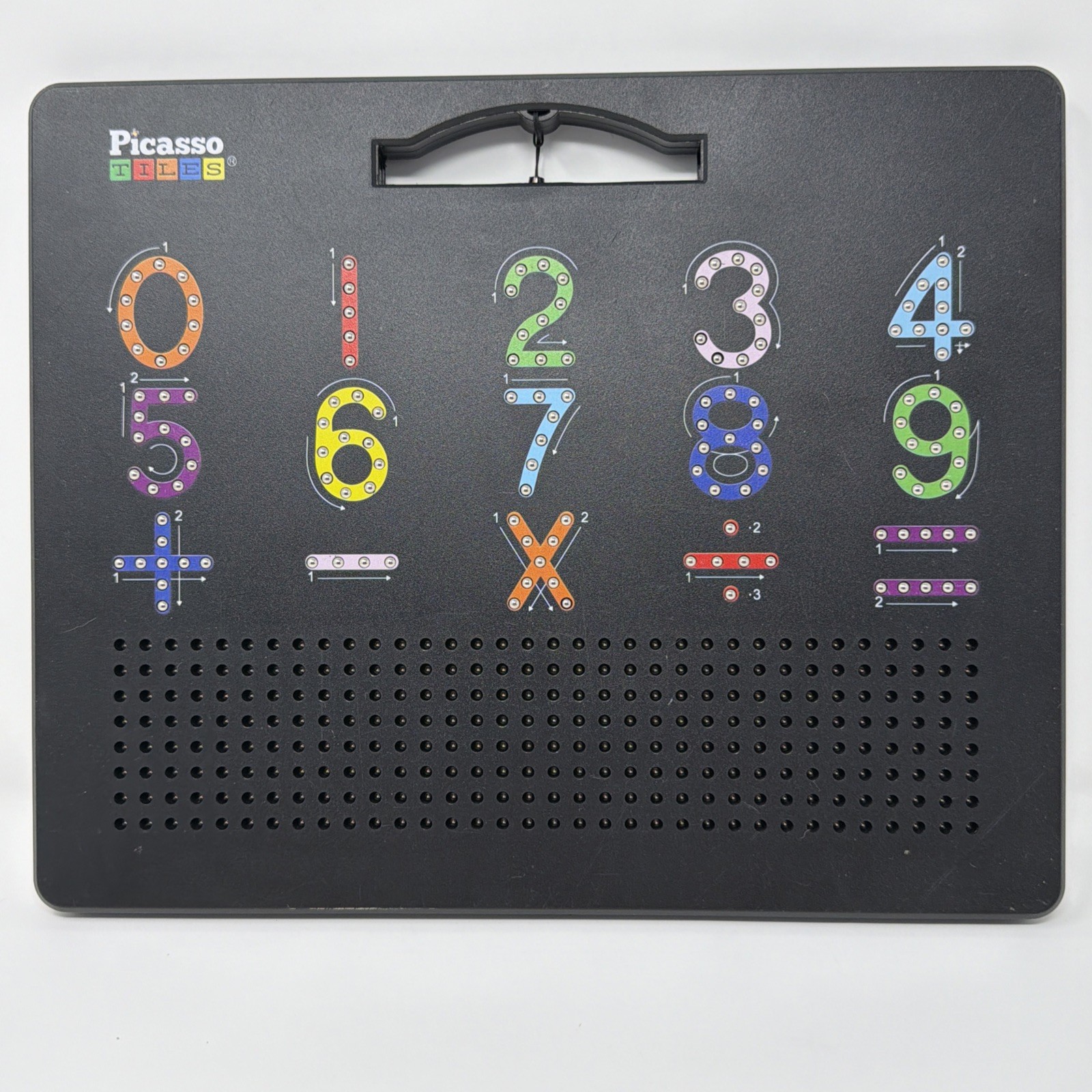 Picasso Tiles Magnetic Drawing Boards Alphabet Numbers Tracing Lot Set of 2