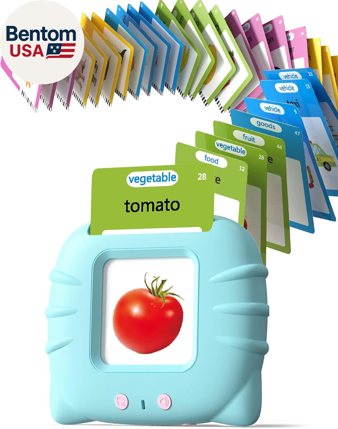 Talking Flash Cards for Toddlers 1 2 3 4 Year Olds, Montessori Language Learning