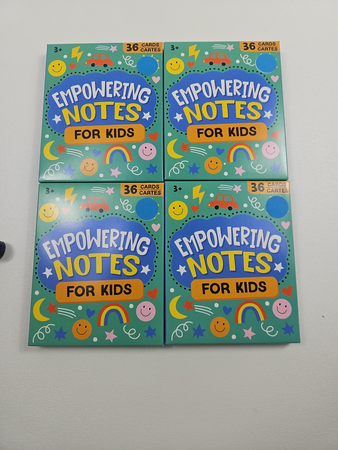 Lot Of 4 Packs 144 Cards Empowering Notes For Kids Lunchbox Encouraging School