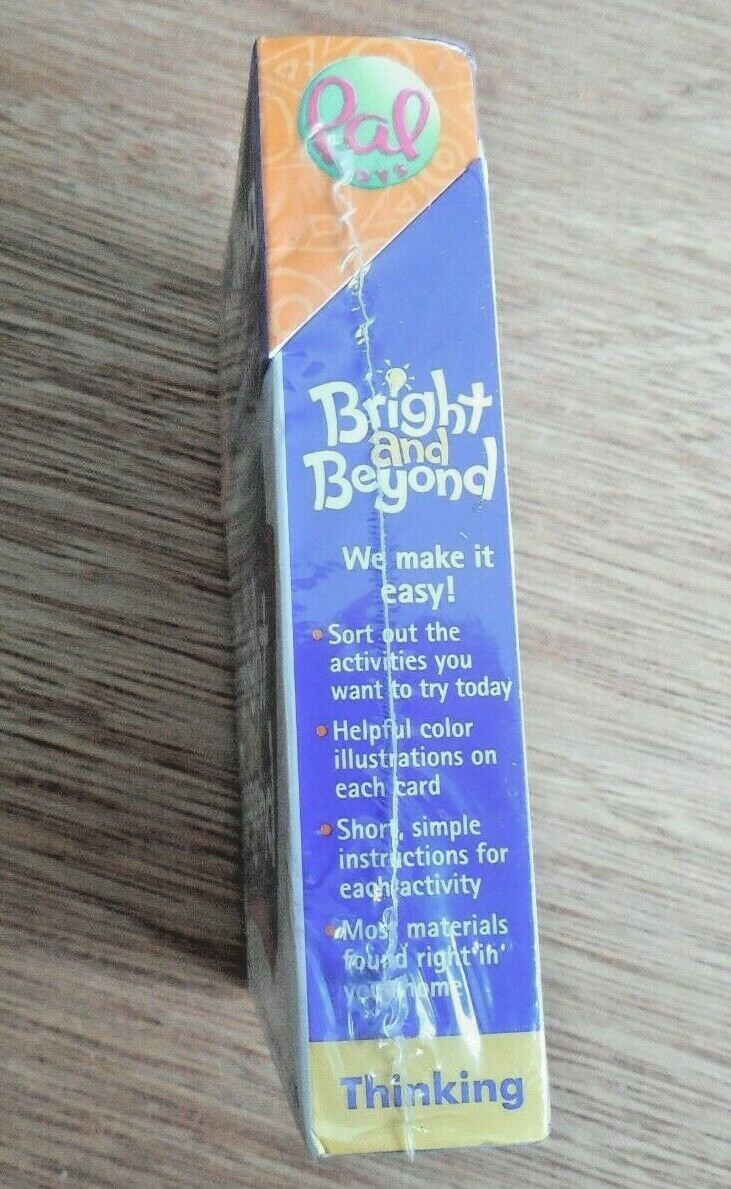 NEW! Pal Bright & Beyond/Smart & Simple “Thinking” Activity Cards for Ages 7+