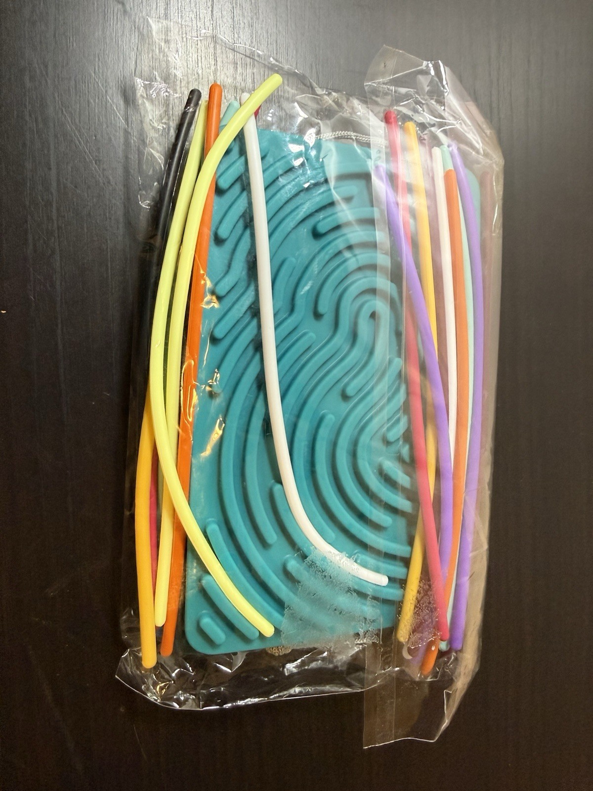Montessori Sensory Maze Board Kids Toy Silicone Strings Fine Motor Skills