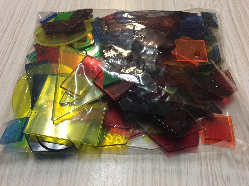 150 Pieces – Light Table Manipulatives multi-color – Teaching Supplies