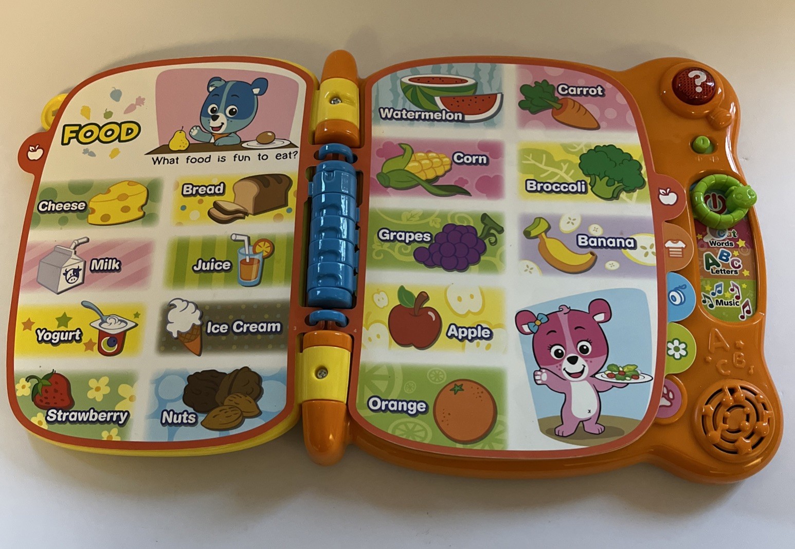Vtech Touch and Teach Word Book #1416 Learning Works! ABCs Music Sight Words