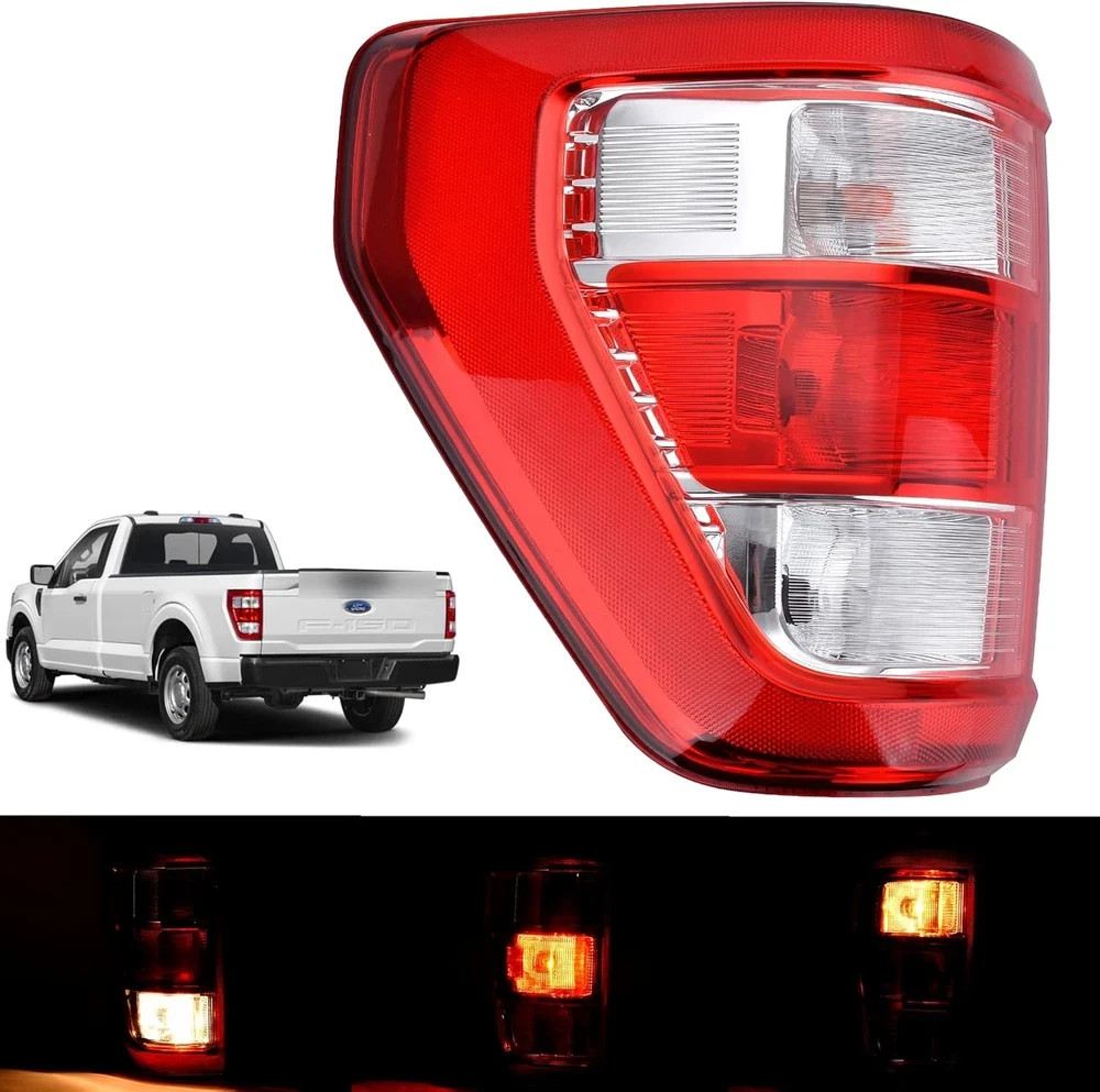 2021-2023 Ford F150 Left Driver Side Tail Light Assembly with Bulb & Harness