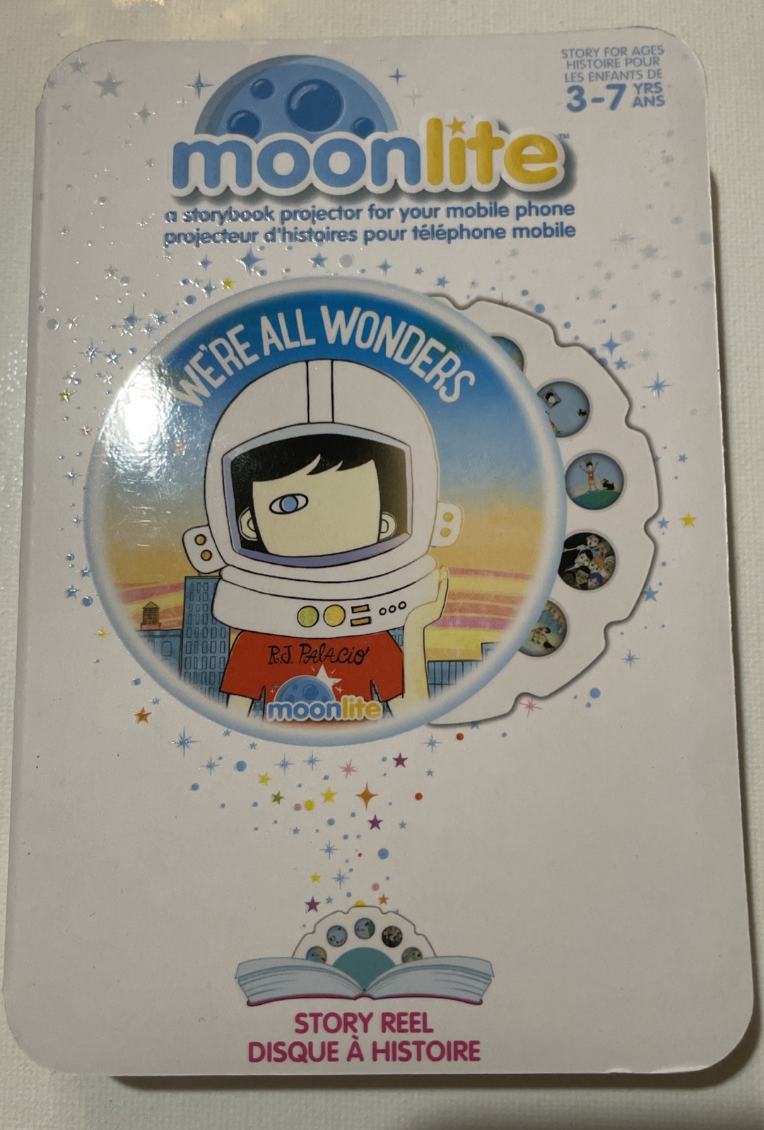 We’re All Wonders R.J. Palacio Moonlite Storybook Projector Reel 3-7 Years