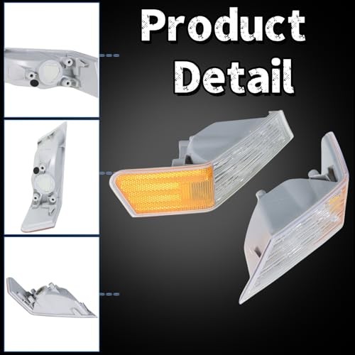 1 Pair Front Left and Right Turn Signal Lights Lamps Marker Corner Lights