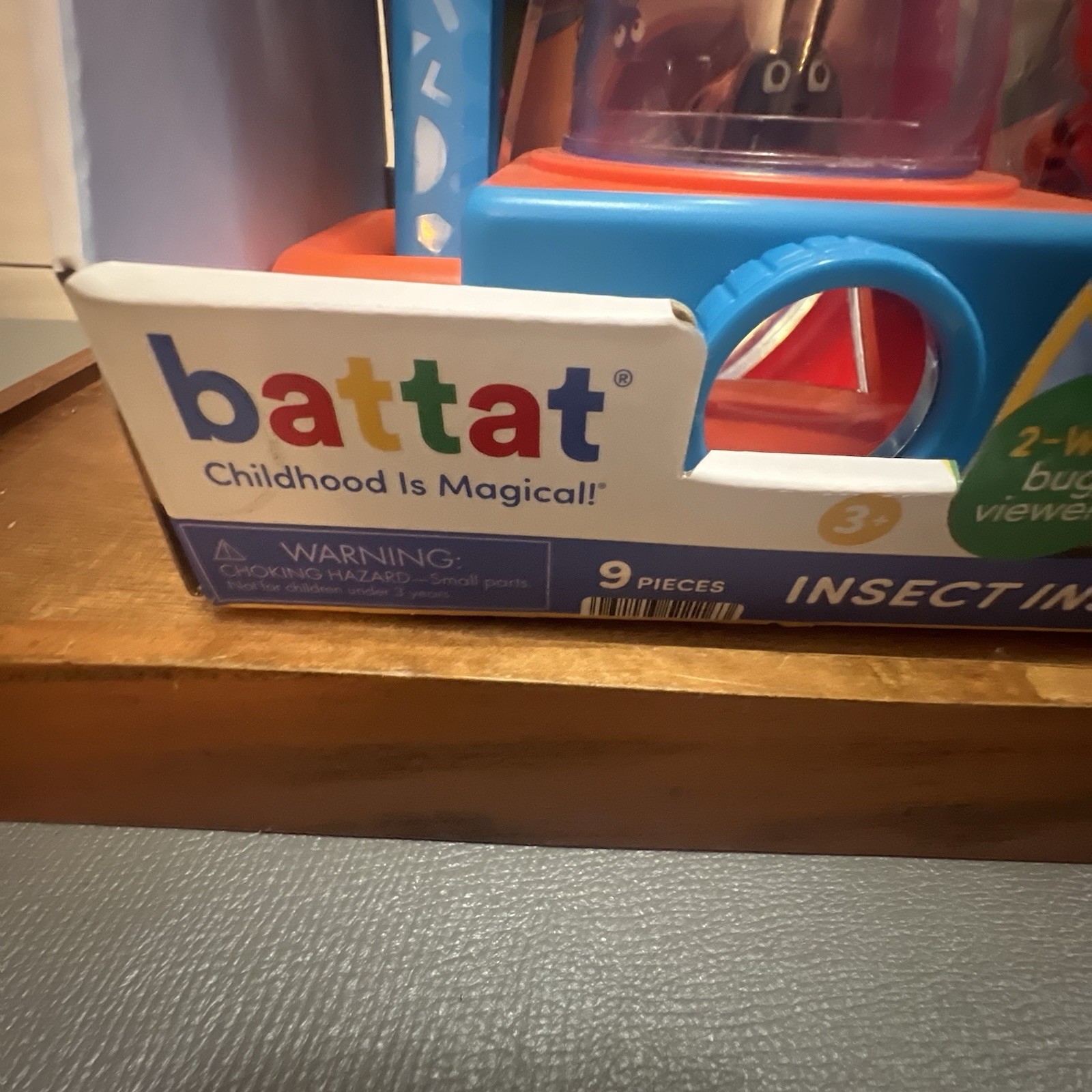 BATTAR Insect inspector Preschool Age- Includes 3Bugs Net Tongs & Inspector-GIFT