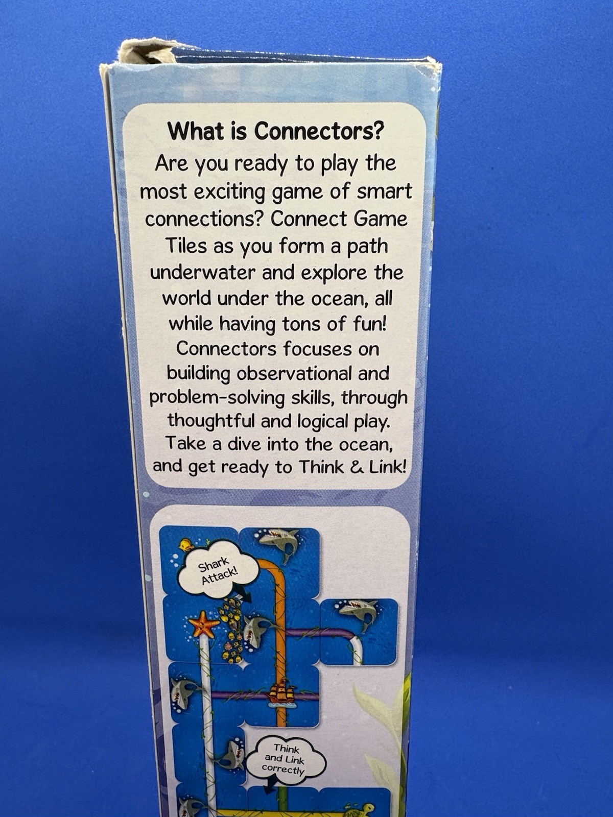 Skillmatics Educational Game: Connectors Shark Attack: Gift Family Game Complete