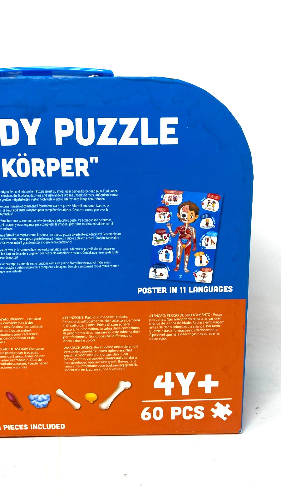 Hape Human Body Educational Puzzle 60 Piezes Jigsaw Puzzle 4 years and up