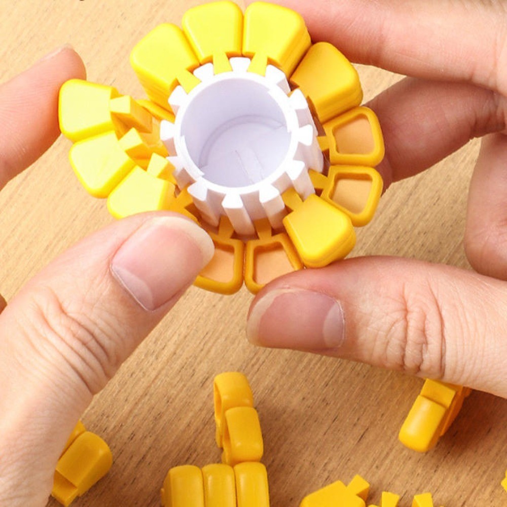 ABS Corn Decompression Brain Burning Magic Cube Versatile Puzzle Tetris Toy Gift