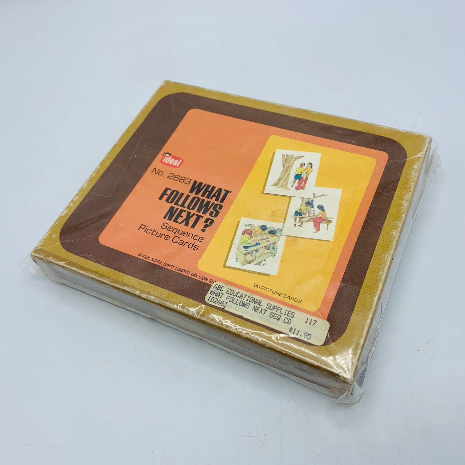 1976 IDEAL What Follows Next? Sequence Picture Cards #2683 Language Arts Vtg