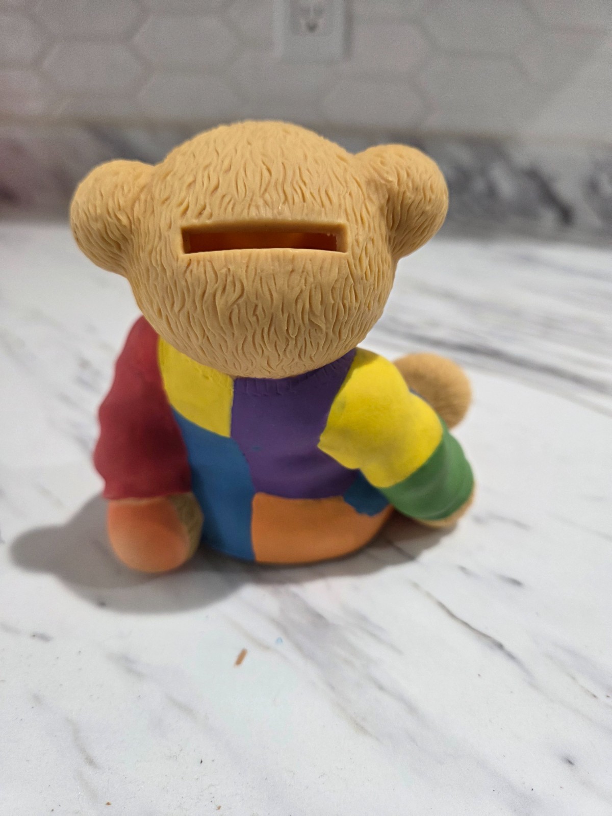 Vintage Cherished Teddies Hard Plastic Coin Bank