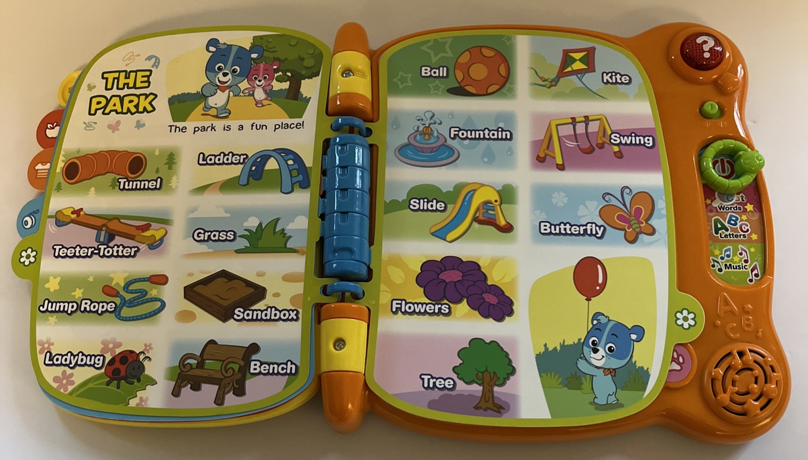 Vtech Touch and Teach Word Book #1416 Learning Works! ABCs Music Sight Words