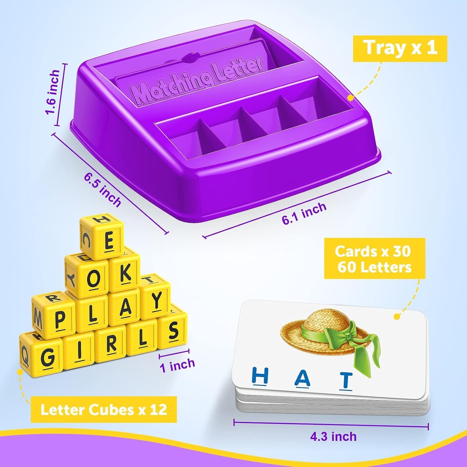 Kids Educational Matching Letter Game