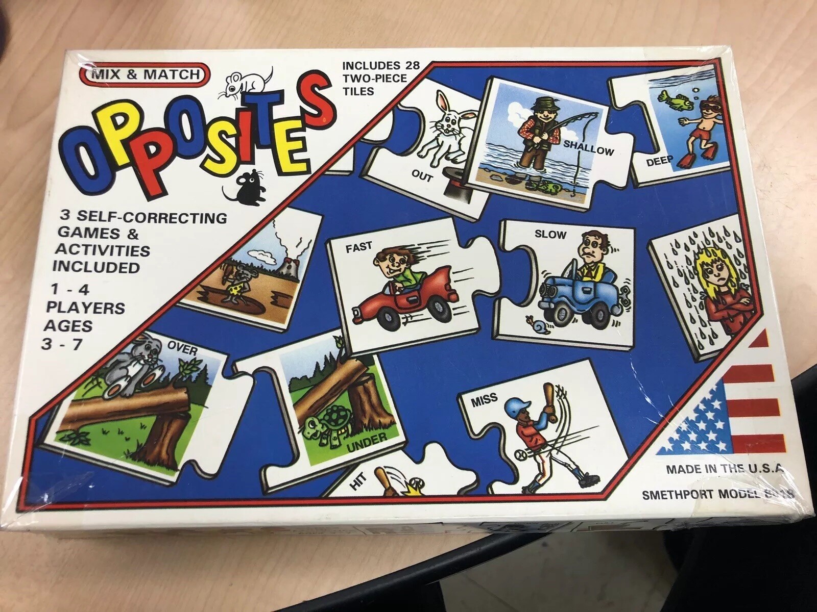 Opposites Matching Game (Literacy, Pre-K) Vocabulary