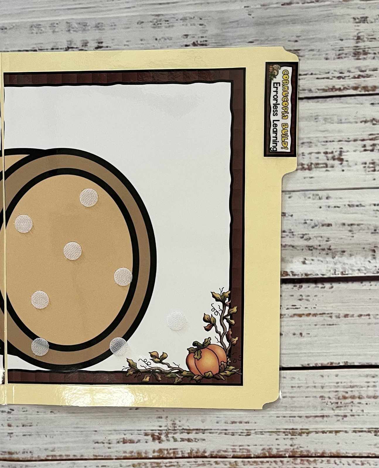 Errorless Learning File Folder Game Thanksgiving Special Education Autism