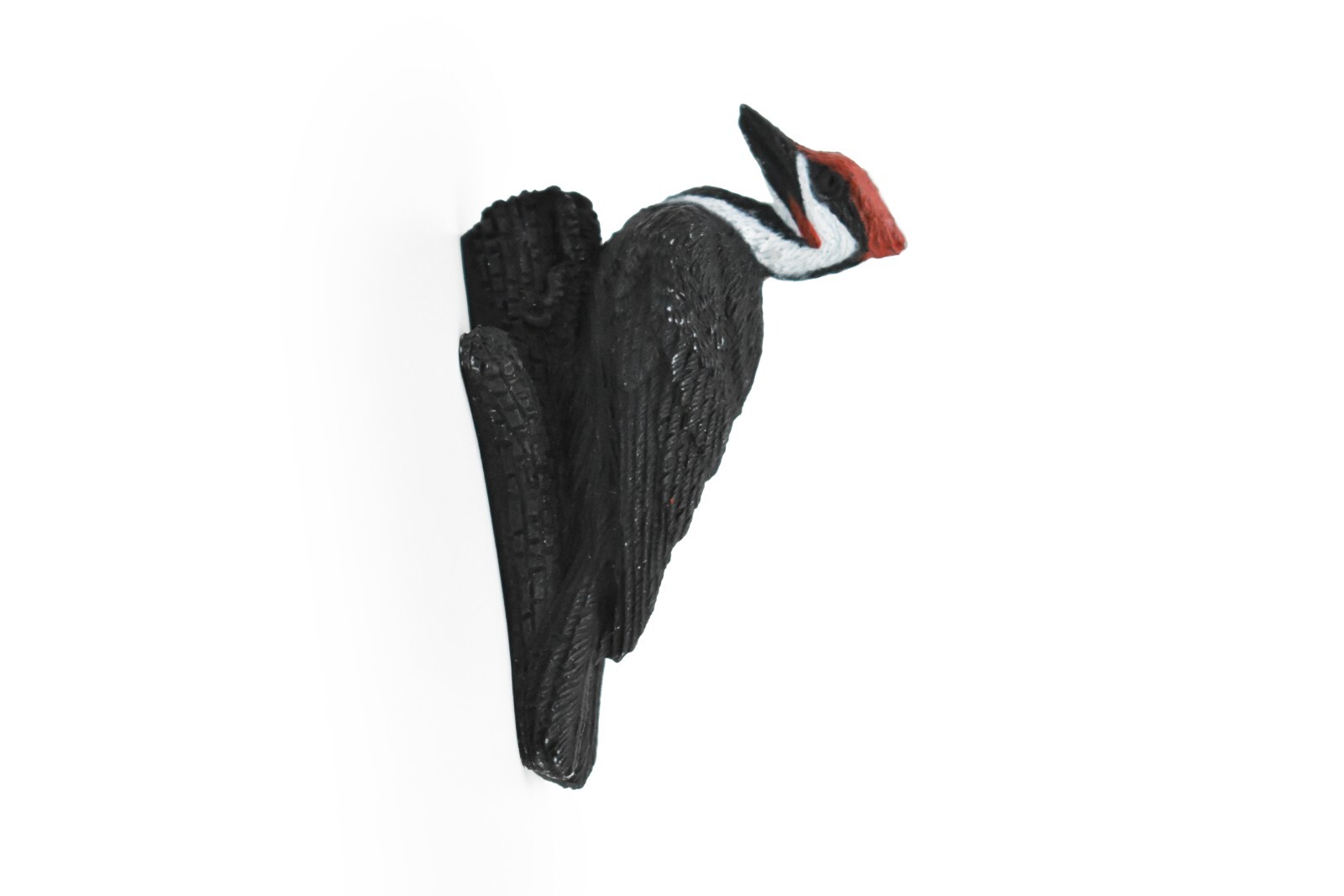 Woodpecker, Pileated, Realistic Plastic Model, Hand Painted Toy 2 1/2″