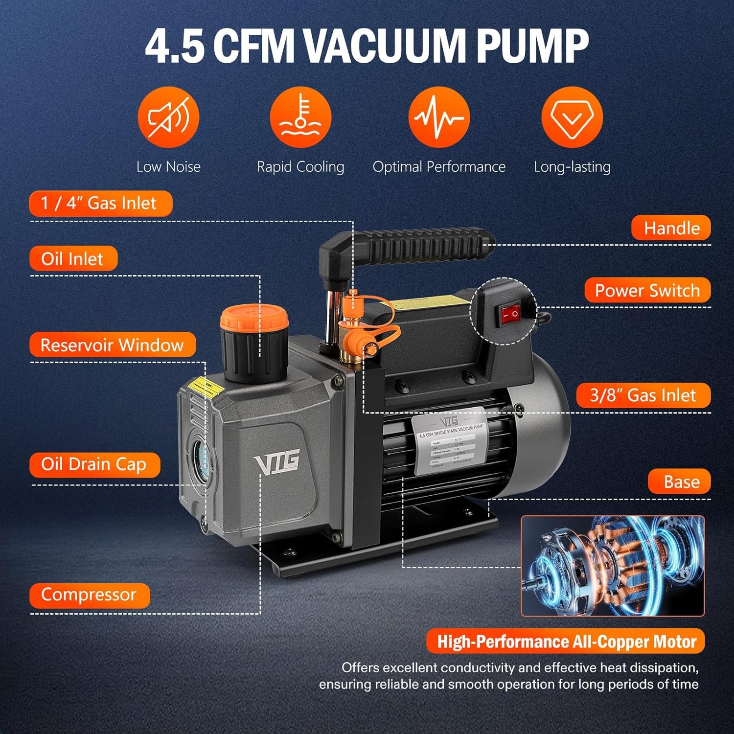 Resin Degassing Kit VOGTEN 5 Gal Vacuum Chamber Pump
