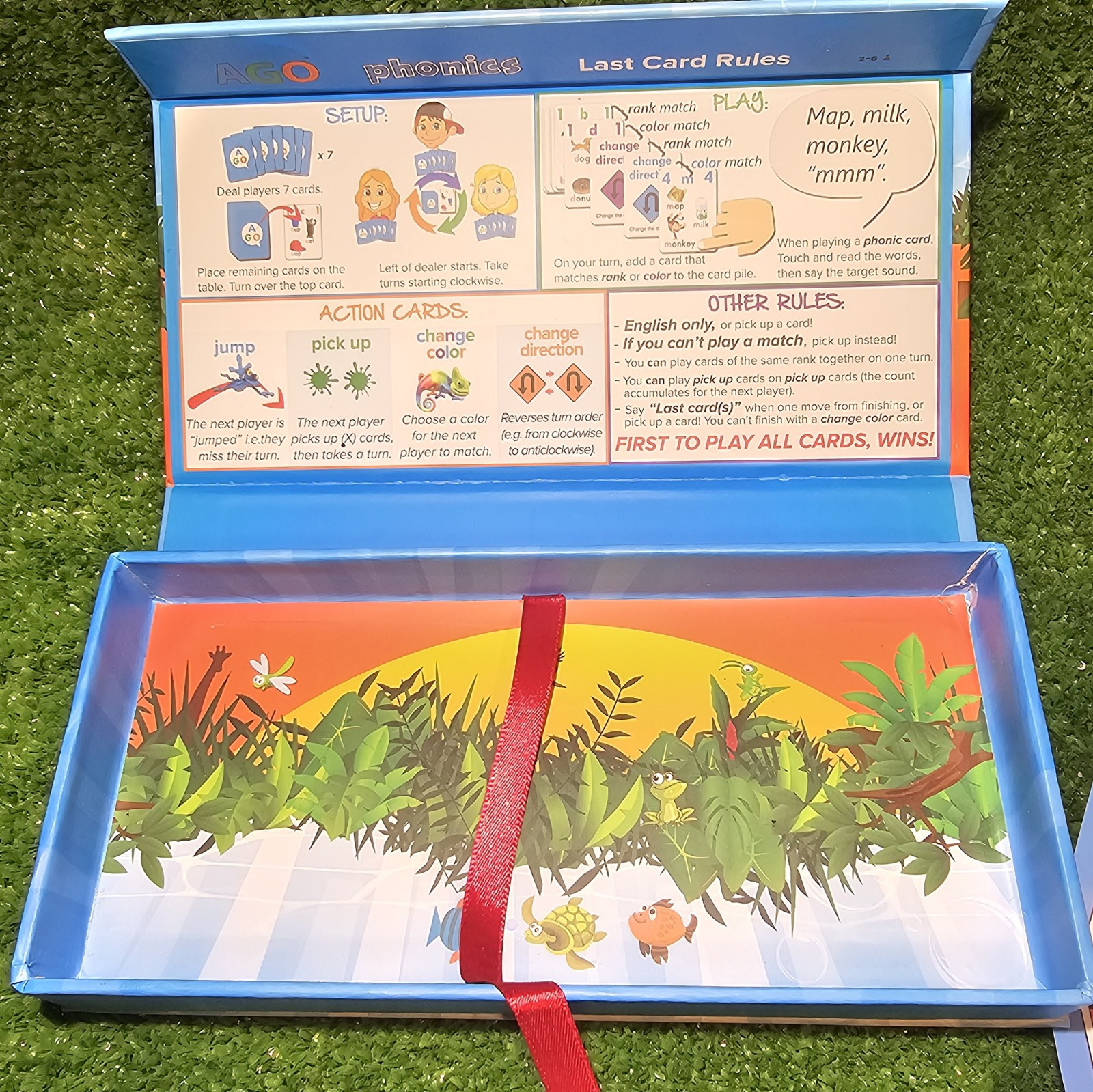AGO QnA ESL Card Game for Learning English. 3 Level Box Set. Practice English…