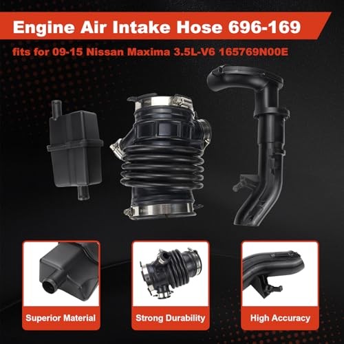 696-169 Engine Air Intake Hose 165769N00C Compatible with 2009 2010 2011 2012