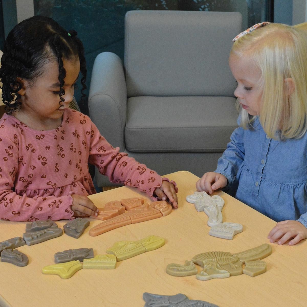 Yellow Door Dig & Discover Dinosaur Tactile Skeletons – Set of 6
