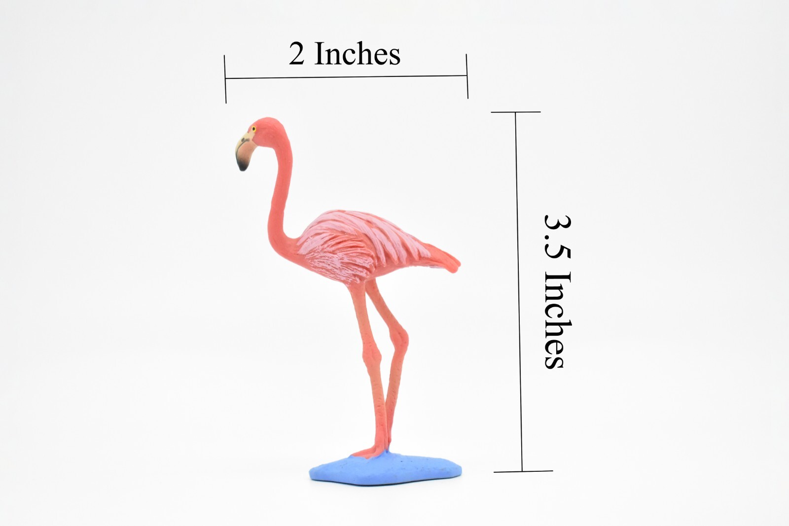Flamingo, Museum Quality Toy Plastic Model, Hand Painted 3 1/2″ F1067 BB45