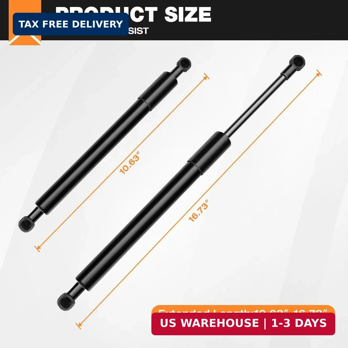 Pickup Tailgate Assist Shock fit for 2002-2008 Dodge Ram 1500/2003-2009 Ram 2500