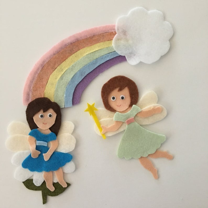 Unicorns and Fairies Sample Set for Felt or Flannel Board Play