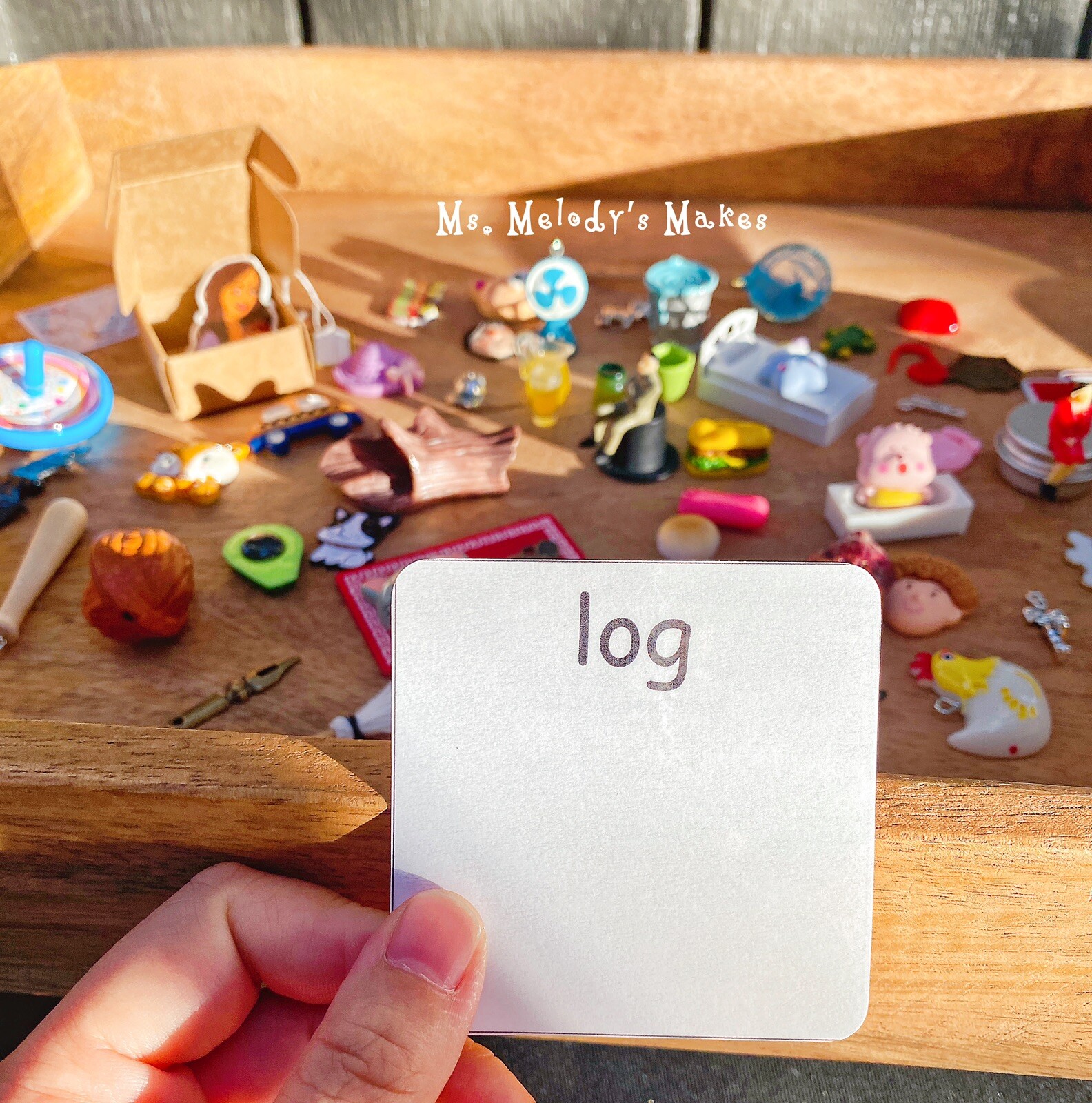 CVC Phonics Miniature Objects Montessori Alphabet Toys Reading Writing Spelling