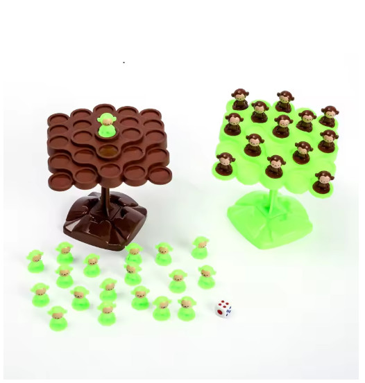 Creative Balancing Tree Toy Digital Monkey Balance Scale Educational Number Boar