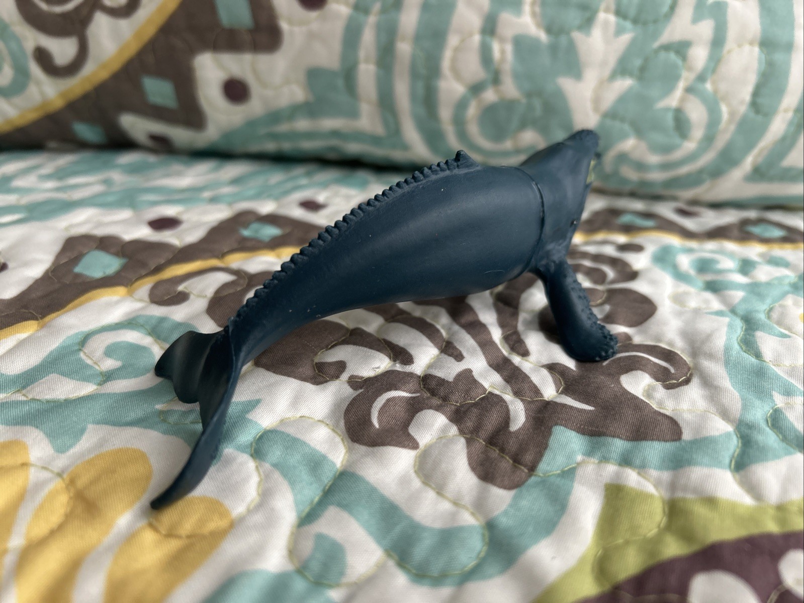 Realistic Humpback Whale Toy 6” Plastic Replica Sea Life Decor Cake Topper