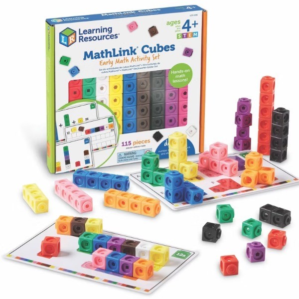 MathLink Cubes Early Math Activity Set – 115pc, STEM Activities