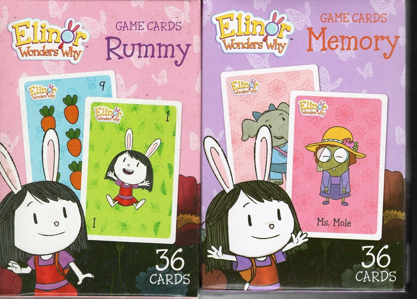 Elinor Wonder Why – Rummy & Memory – 36 Educational Flash Cards (Set of 2)