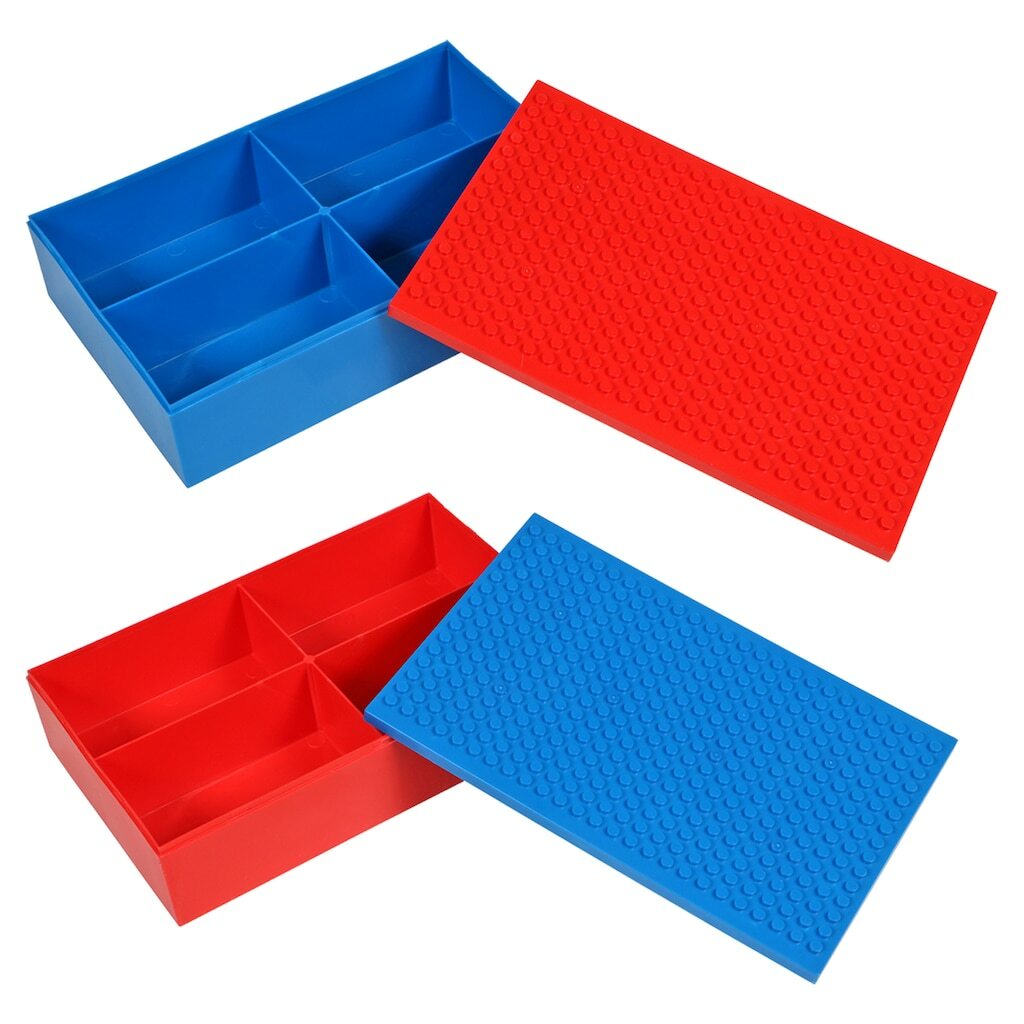 Make-It Blocks Compartmentalized Storage Cases; Compatible w/ All Leading Brands