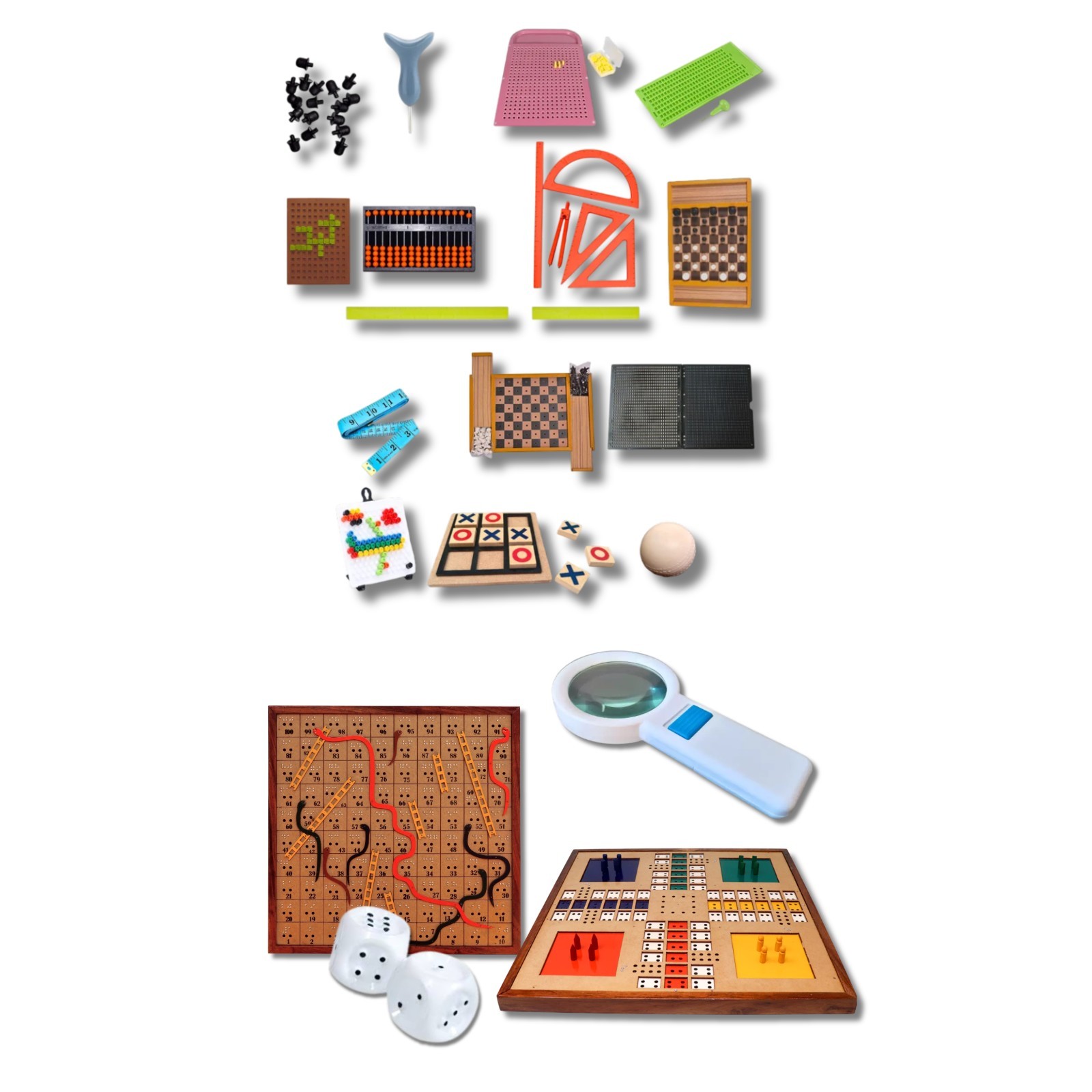 Tactile Teaching Learning Kit For Visually Impaired Children