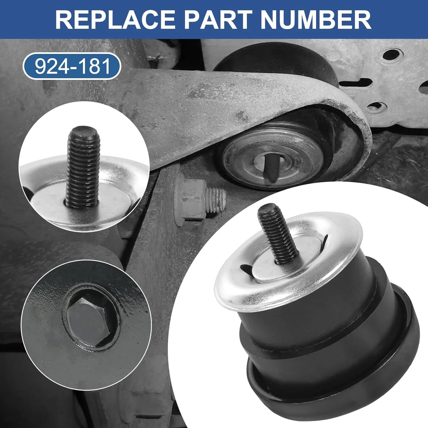 4PCS Body Cab Mount Bushing Kit Compatible with Chevrolet S10 Pickup 1994-2004 C