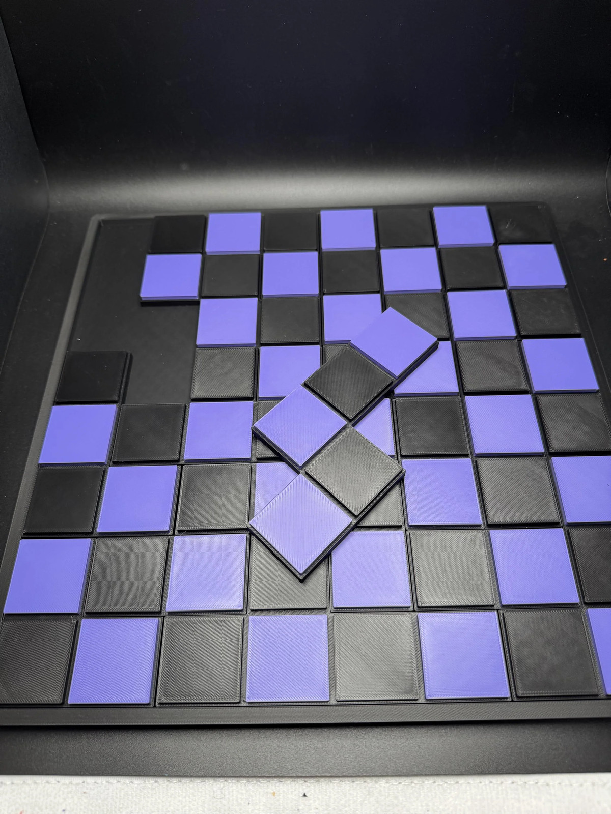 Adams Idiot’s Delight Checkerboard Puzzle – Modern Recreation of a Classic –