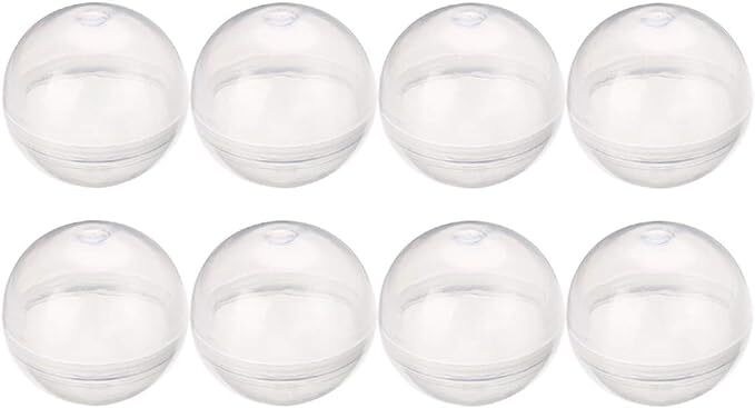 50 pcs Bulk Capsules 1.1″ Clear Containers – Surprise Party Favor Prize