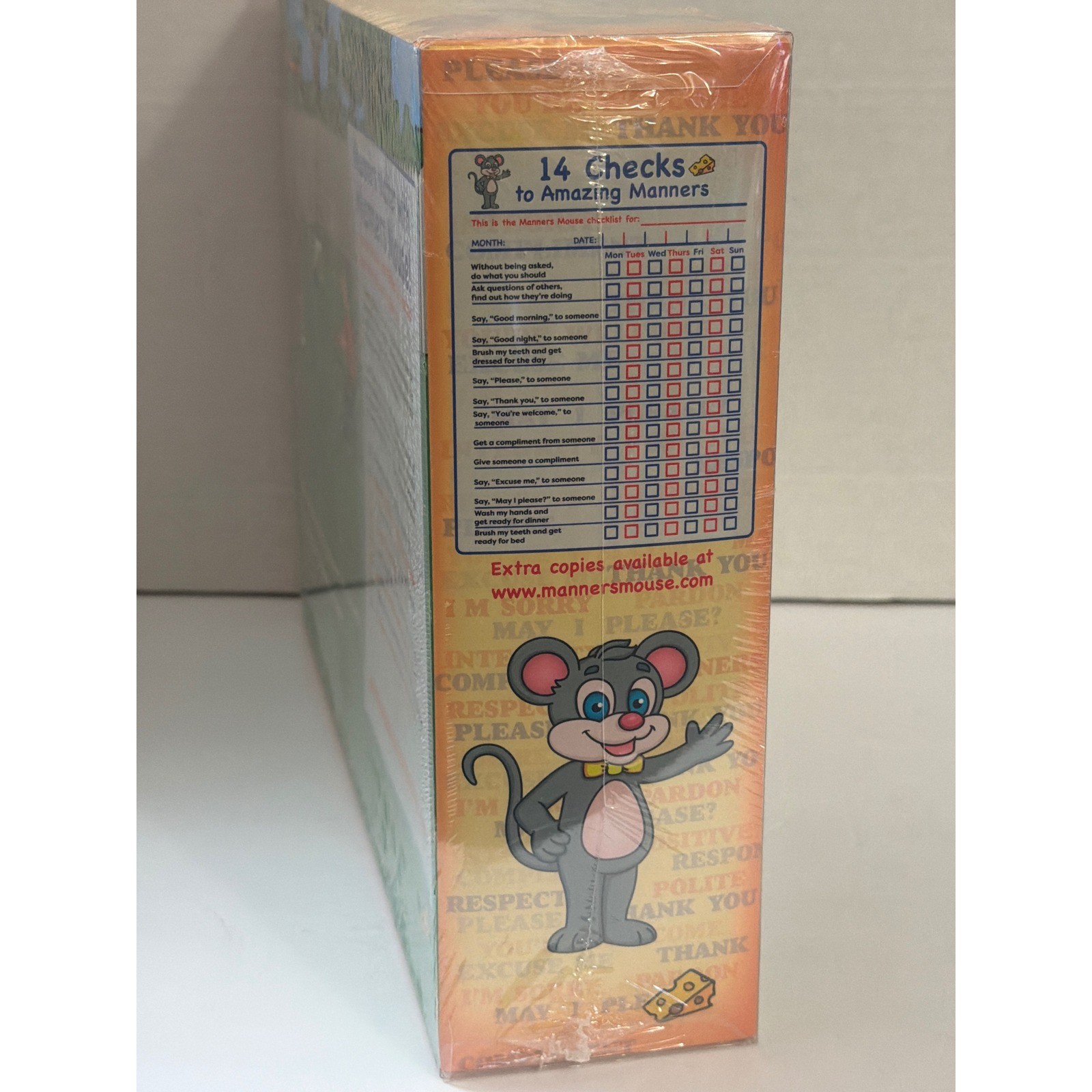 Manners Mouse Making Manners Matter Home Edition Book Plush and Checklist Set
