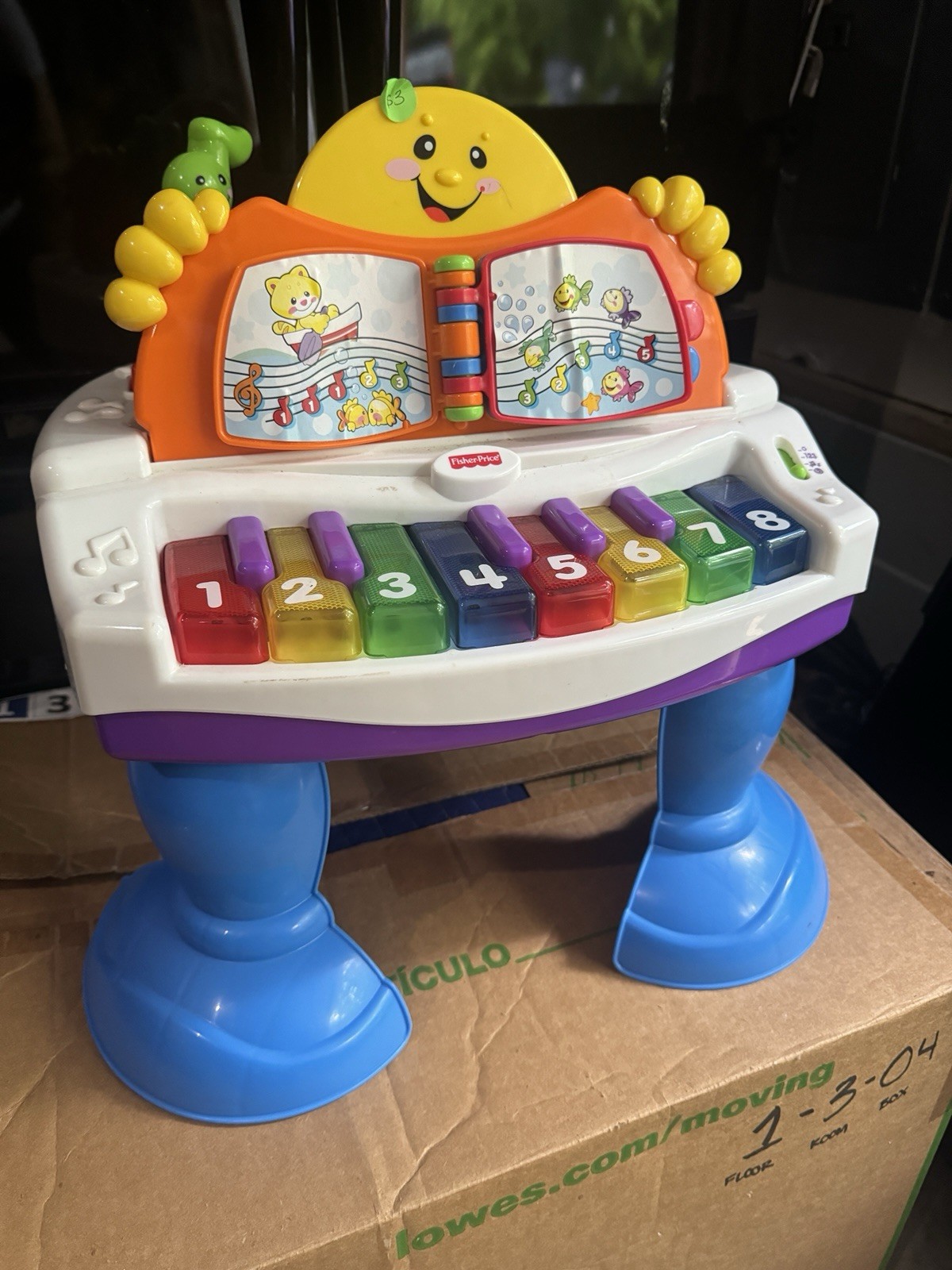 Fisher Price Grand Piano Baby Toddler Laugh & Learn Interactive Learning Toy